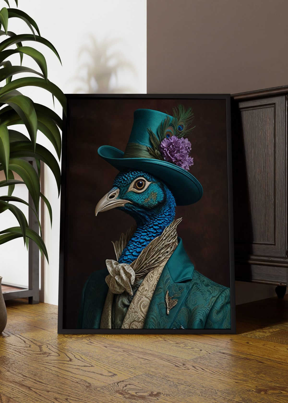 Dapper Peacock Gentleman Digital Art