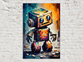 Abstract Robotic Companion Digital Art