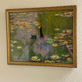 Monet Water Lilies Black Cat Digital Art Print