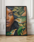 Ethereal Woman and Birds Digital Art