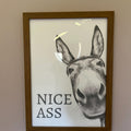 Nice Ass Donkey Funny Digital Wall Art
