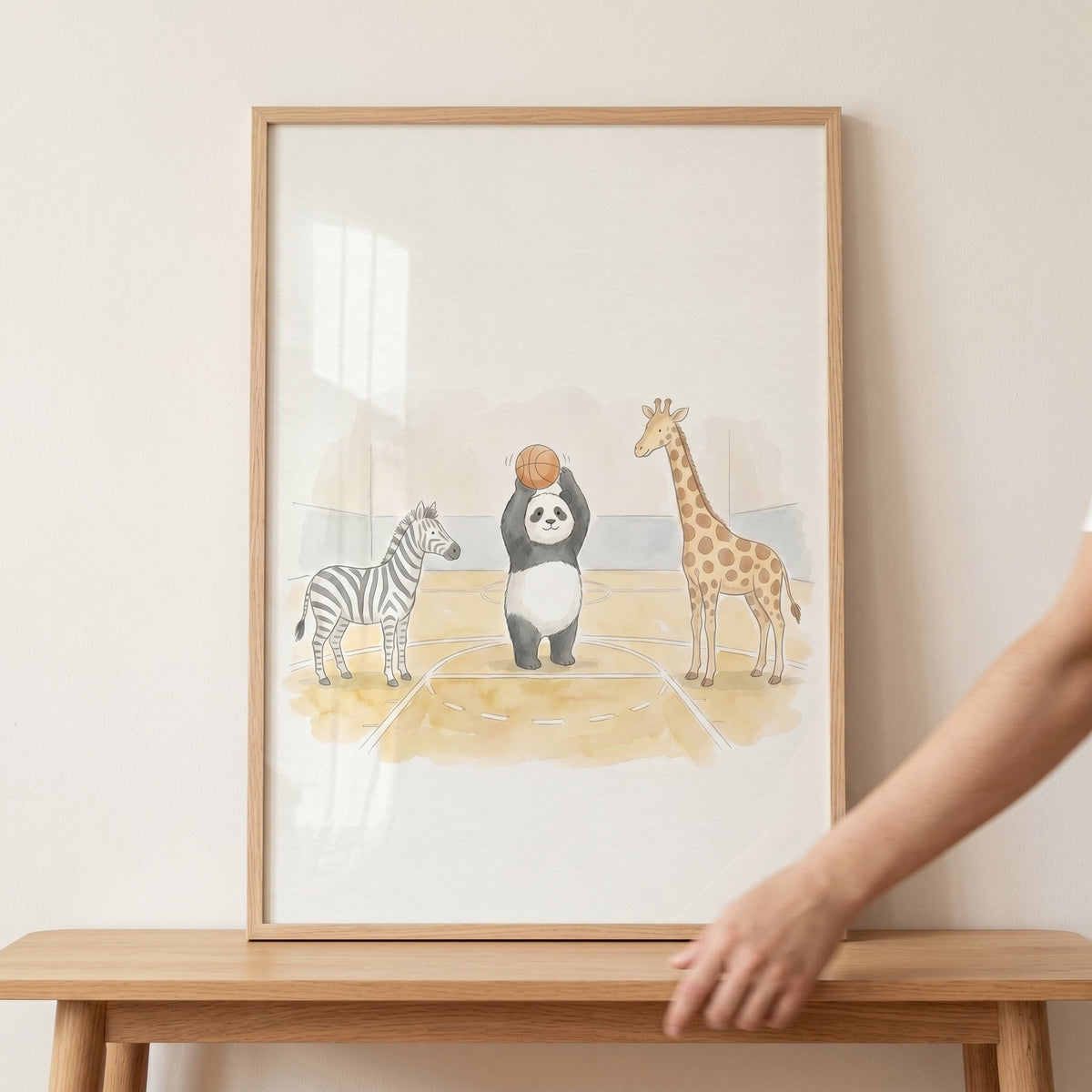 Cute Animal Basketball Players Digital Art