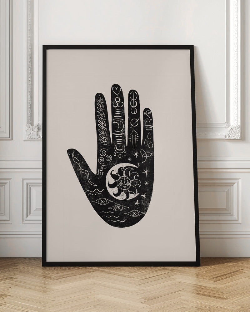 Celestial Hand Mystical Digital Art