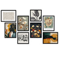 Eclectic Gallery Wall Botanical Art Set