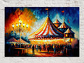 Midnight Carnival Magic Digital Art