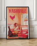 Meet Me In Nashville Retro Diner Digital Art Print