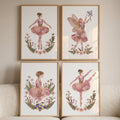 Floral Ballerina and Fairy Digital Art Collection
