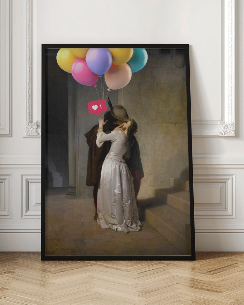 Classic Romance with Modern Balloons Digital Download