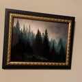 Mist and Pine Digital Artwork