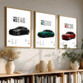 BMW M3 Evolution Car Blueprint Digital Art Bundle