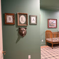 Rustic Monogram Wall Art Digital Download