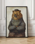 Gentleman Bear with Pipe Digital Art